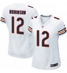 Womens Nike Chicago Bears 12 Allen Robinson Game White NFL Jersey