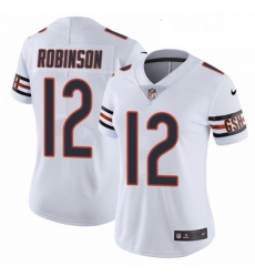Womens Nike Chicago Bears 12 Allen Robinson White Vapor Untouchable Limited Player NFL Jersey