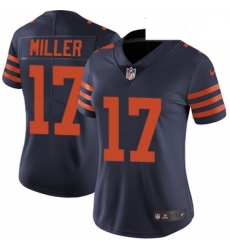 Womens Nike Chicago Bears 17 Anthony Miller Navy Blue Alternate Vapor Untouchable Elite Player NFL Jersey