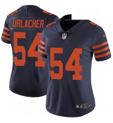 Womens Nike Chicago Bears 54 Brian Urlacher Elite Navy Blue Alternate NFL Jersey