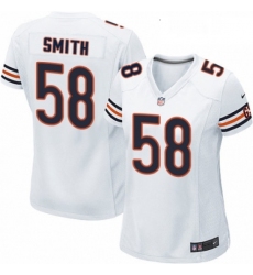 Womens Nike Chicago Bears 58 Roquan Smith Game White NFL Jersey