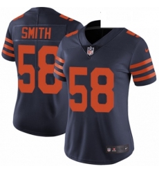 Womens Nike Chicago Bears 58 Roquan Smith Navy Blue Alternate Vapor Untouchable Elite Player NFL Jersey