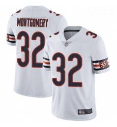 Bears #32 David Montgomery White Youth Stitched Football Vapor Untouchable Limited Jersey