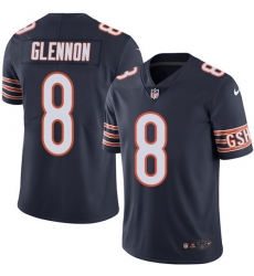 Nike Bears #8 Mike Glennon Navy Blue Team Color Youth Stitched NFL Vapor Untouchable Limited Jersey