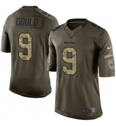 Nike Bears #9 Robbie Gould Green Youth Stitched NFL Limited Salute to Service Jersey