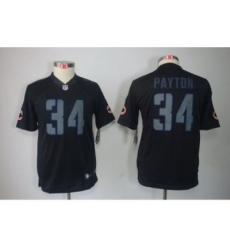 Nike Youth Chicago Bears #34 Walter Payton black jerseys[Impact Limited]