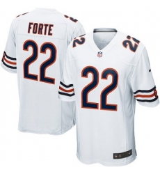 Youth Chicago Bears 22# Matt Forte Game White Jersey
