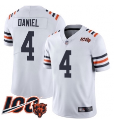 Youth Chicago Bears 4 Chase Daniel White 100th Season Limited Football Jersey