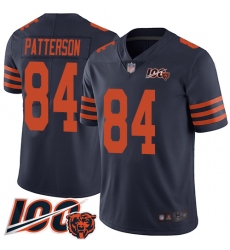 Youth Chicago Bears 84 Cordarrelle Patterson Limited Navy Blue Rush Vapor Untouchable 100th Season Football Jersey