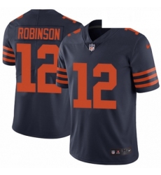Youth Nike Chicago Bears 12 Allen Robinson Navy Blue Alternate Vapor Untouchable Limited Player NFL Jersey