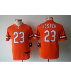 Youth Nike Chicago Bears #23 Devin Hester Orange Color Limited Jerseys