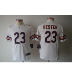 Youth Nike Chicago Bears #23 Devin Hester White Color Limited Jerseys