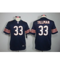 Youth Nike NFL Chicago Bears #33 Charles Tillman Blue Color[Youth Limited Jerseys]