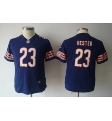 Youth Nike NFL Chicago bears #23 hester blue Jerseys