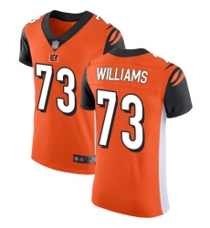 Bengals 73 Jonah Williams Orange Alternate Men Stitched Football Vapor Untouchable Elite Jersey