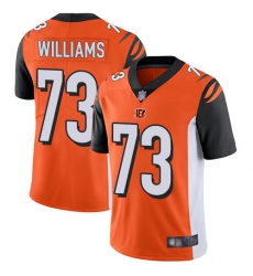 Bengals 73 Jonah Williams Orange Alternate Men Stitched Football Vapor Untouchable Limited Jersey