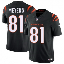 Men Cincinnati Bengals  81 Dohnte Meyers Black 2026 F U S E  Vapor Untouchable Limited Stitched Football Jersey