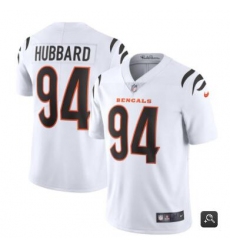 Men Cincinnati Bengals #94 Sam Hubbard 2021 White Vapor Untouchable Limited Stitched NFL Jersey