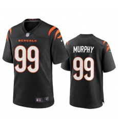 Men Cincinnati Bengals 99 Myles Murphy Black Stitched Game Jersey