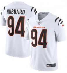 Men Nike Cincinnati Bengals 94 Sam Hubbard White Vapor Limited Jersey