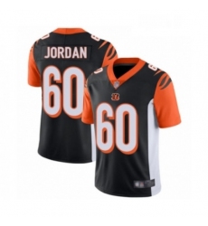 Mens Cincinnati Bengals 60 Michael Jordan Black Team Color Vapor Untouchable Limited Player Football Jersey