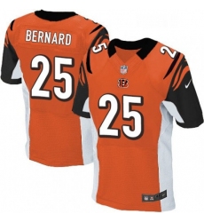 Mens Nike Cincinnati Bengals 25 Giovani Bernard Elite Orange Alternate NFL Jersey