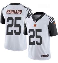 Mens Nike Cincinnati Bengals 25 Giovani Bernard Limited White Rush Vapor Untouchable NFL Jersey