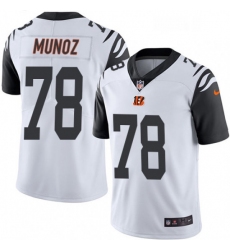 Mens Nike Cincinnati Bengals 78 Anthony Munoz Limited White Rush Vapor Untouchable NFL Jersey