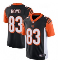 Mens Nike Cincinnati Bengals 83 Tyler Boyd Vapor Untouchable Limited Black Team Color NFL Jersey