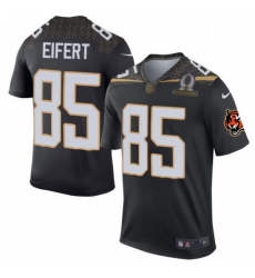 Mens Nike Cincinnati Bengals 85 Tyler Eifert Elite Black Team Irvin 2016 Pro Bowl NFL Jersey