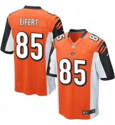 Mens Nike Cincinnati Bengals 85 Tyler Eifert Game Orange Alternate NFL Jersey