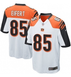 Mens Nike Cincinnati Bengals 85 Tyler Eifert Game White NFL Jersey