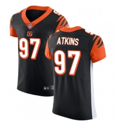 Mens Nike Cincinnati Bengals 97 Geno Atkins Black Team Color Vapor Untouchable Elite Player NFL Jersey