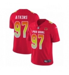 Mens Nike Cincinnati Bengals 97 Geno Atkins Limited Red AFC 2019 Pro Bowl NFL Jersey