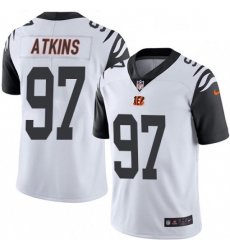Mens Nike Cincinnati Bengals 97 Geno Atkins Limited White Rush Vapor Untouchable NFL Jersey