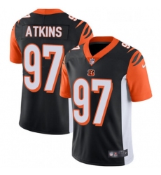 Mens Nike Cincinnati Bengals 97 Geno Atkins Vapor Untouchable Limited Black Team Color NFL Jersey