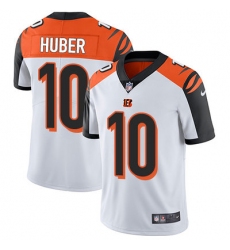 Nike Bengals #10 Kevin Huber White Mens Stitched NFL Vapor Untouchable Limited Jersey
