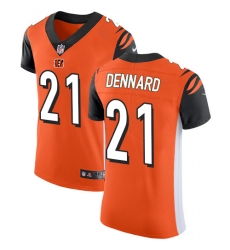 Nike Bengals #21 Darqueze Dennard Orange Alternate Mens Stitched NFL Vapor Untouchable Elite Jersey