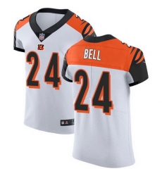 Nike Bengals 24 Vonn Bell White Men Stitched NFL New Elite Jersey