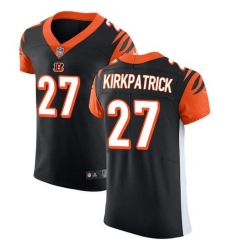 Nike Bengals #27 Dre Kirkpatrick Black Team Color Mens Stitched NFL Vapor Untouchable Elite Jersey
