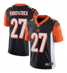 Nike Bengals #27 Dre Kirkpatrick Black Team Color Mens Stitched NFL Vapor Untouchable Limited Jersey