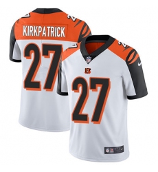Nike Bengals #27 Dre Kirkpatrick White Mens Stitched NFL Vapor Untouchable Limited Jersey