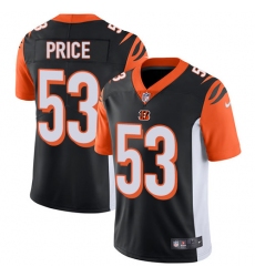Nike Bengals #53 Billy Price Black Team Color Mens Stitched NFL Vapor Untouchable Limited Jersey