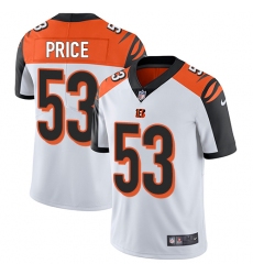 Nike Bengals #53 Billy Price White Mens Stitched NFL Vapor Untouchable Limited Jersey