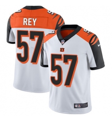 Nike Bengals #57 Vincent Rey White Mens Stitched NFL Vapor Untouchable Limited Jersey