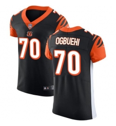Nike Bengals #70 Cedric Ogbuehi Black Team Color Mens Stitched NFL Vapor Untouchable Elite Jersey