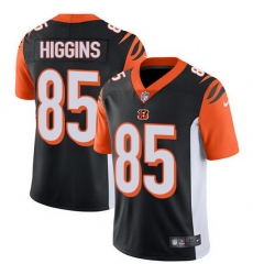 Nike Bengals 85 Tee Higgins Black Team Color Men Stitched NFL Vapor Untouchable Limited Jersey