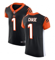Nike Cincinnati Bengals 1 Ja 27Marr Chase Black Team Color Men Stitched NFL Vapor Untouchable Elite Jersey