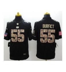 Nike Cincinnati Bengals 55 Vontaze Burfict Black Limited Salute to Service NFL Jersey