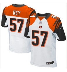 Nike Cincinnati Bengals #57 Vincent Rey White Mens Stitched NFL Elite Jersey